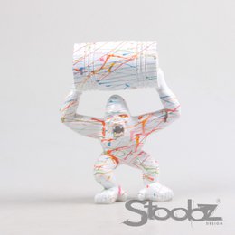 Gorilla M/Olievat Stoobz 4 ass z/w/z/g Spray 21 cm