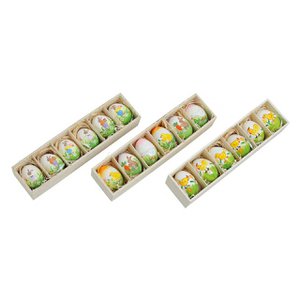 Natural Eastery set for hanging, from a cardboard display, 6-part, 31 sorted, 6 cm