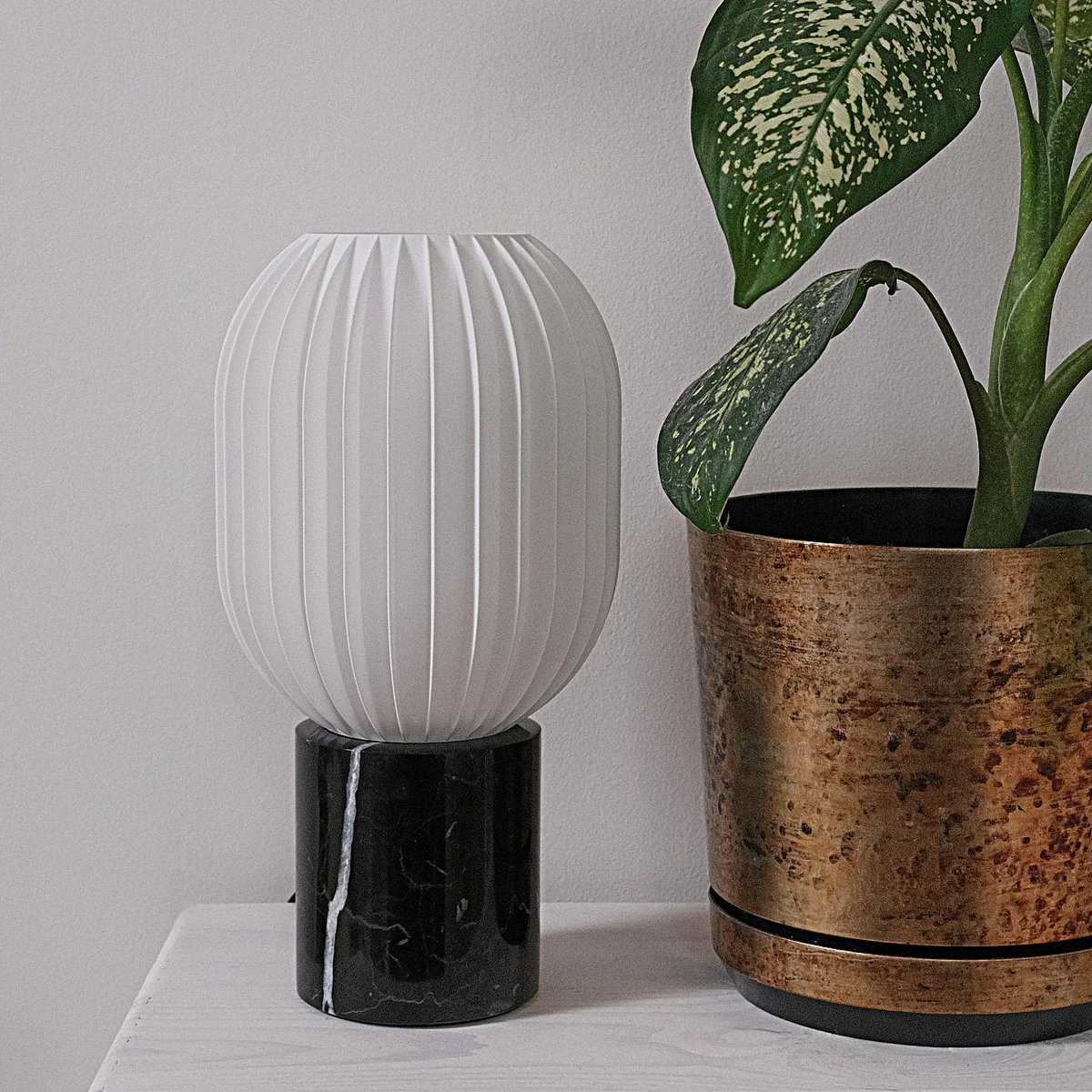 Capsule rechte tafellamp