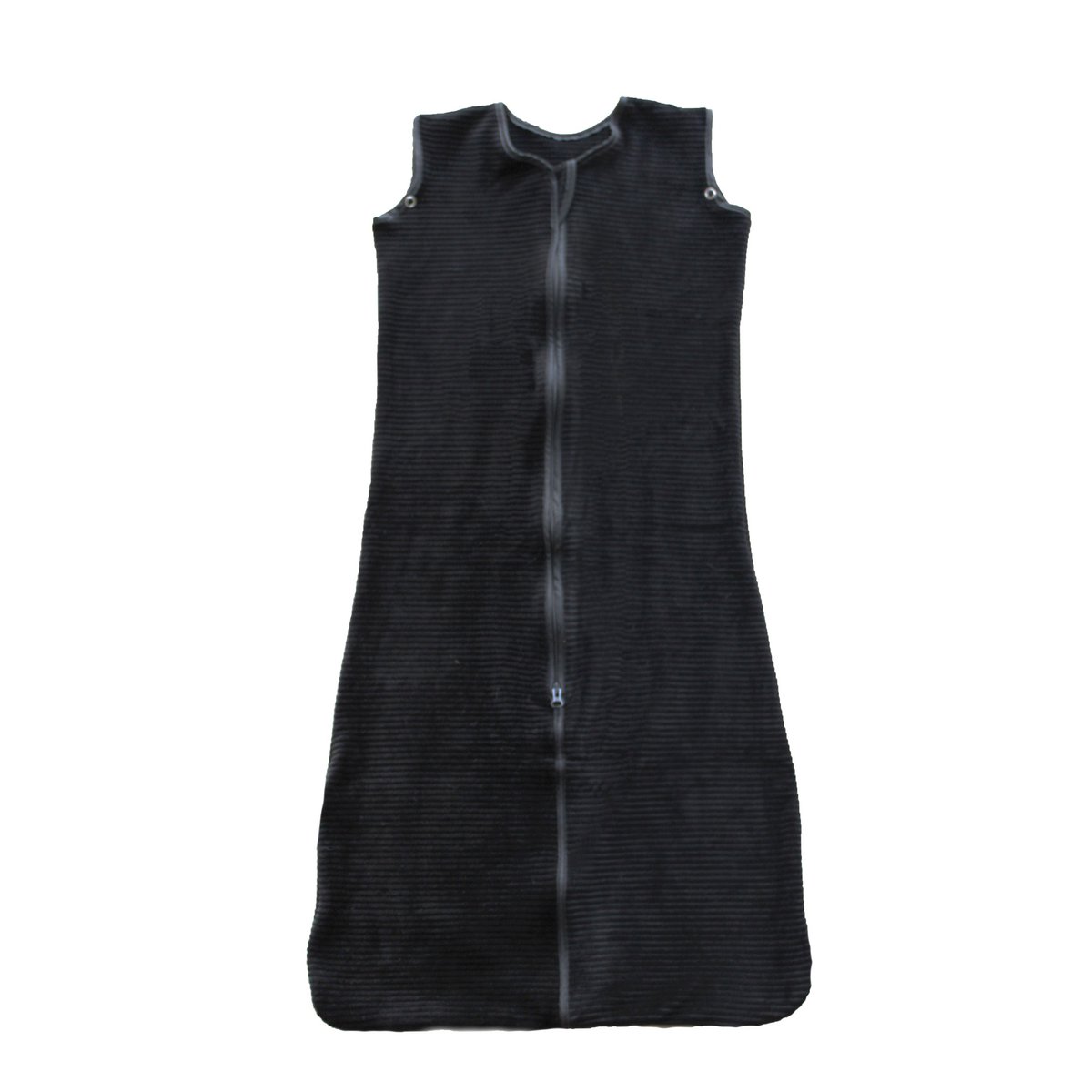 Baby Sleeping Bag - Black Ribbed Fabric