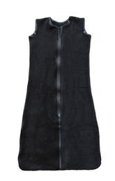 Baby Sleeping Bag - Black Ribbed Fabric