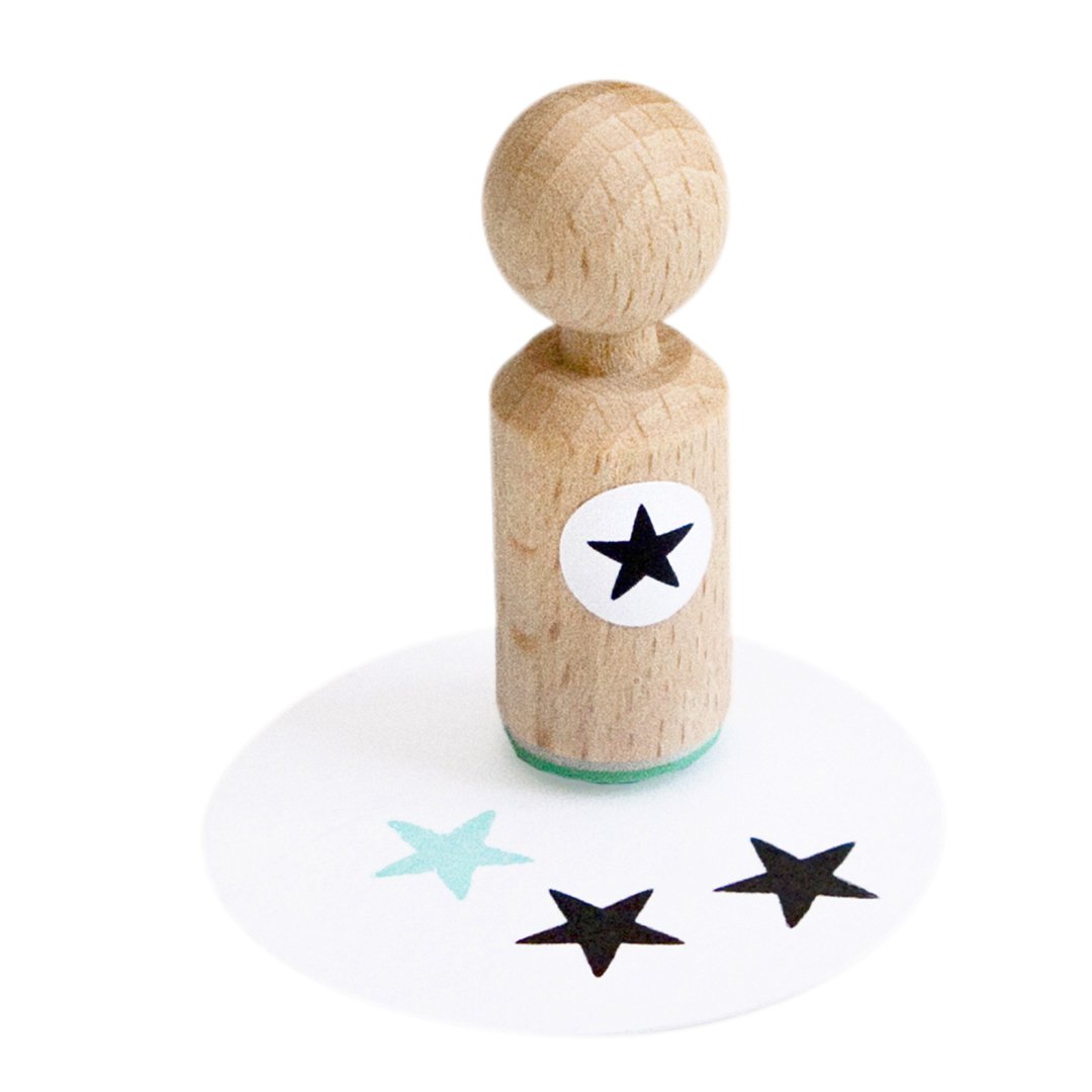Stern-Ministempel für kreative Akzente