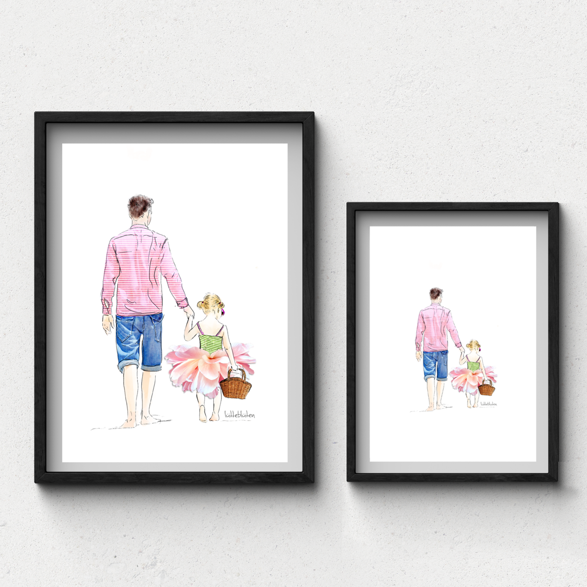 Papi, I love you - Art Prints