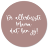 Wall circle mom pink