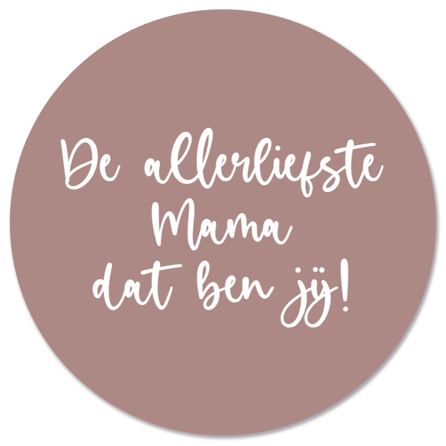 Wall circle mom pink