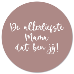Wall circle mom pink