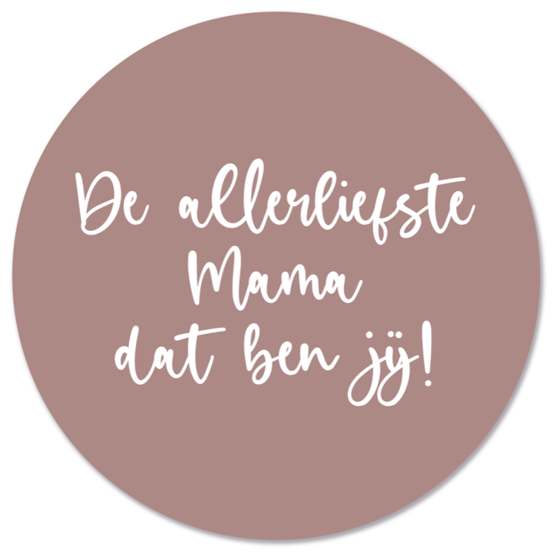 Wall circle mom pink