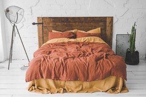 Linen Bedding Sets for US/CA in Various Colors and Size