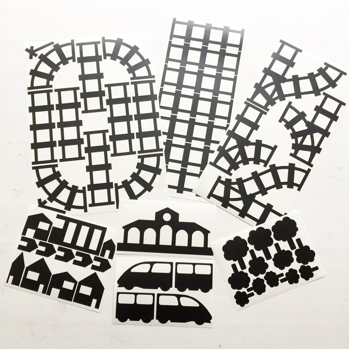 Sticky Rails Rabatt-Set (schwarz oder weiß)