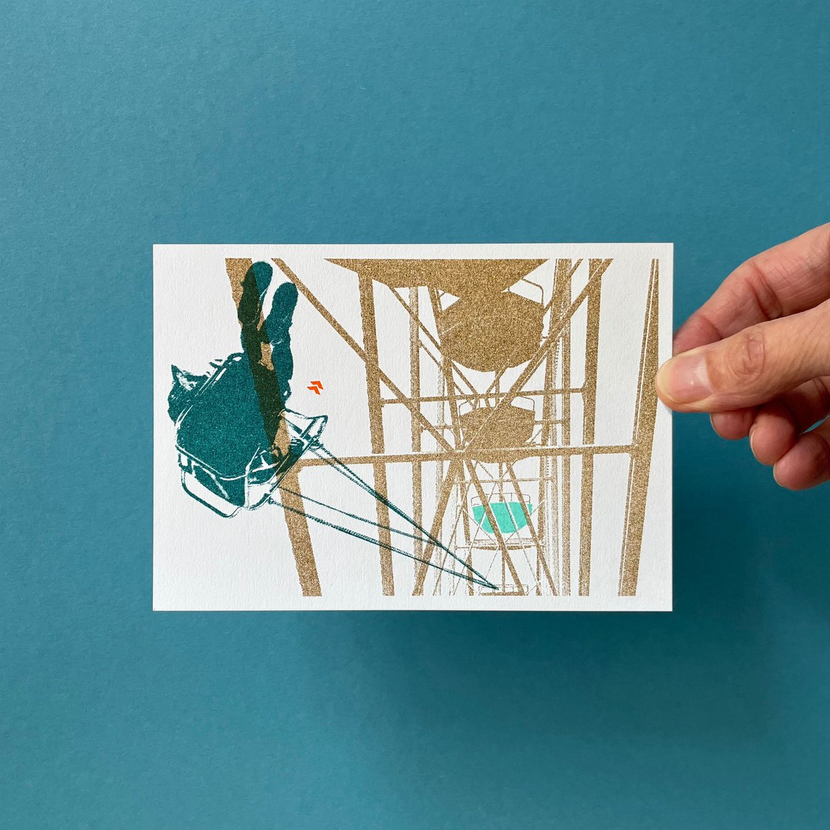 Riso postcard fair no. 2, risography
