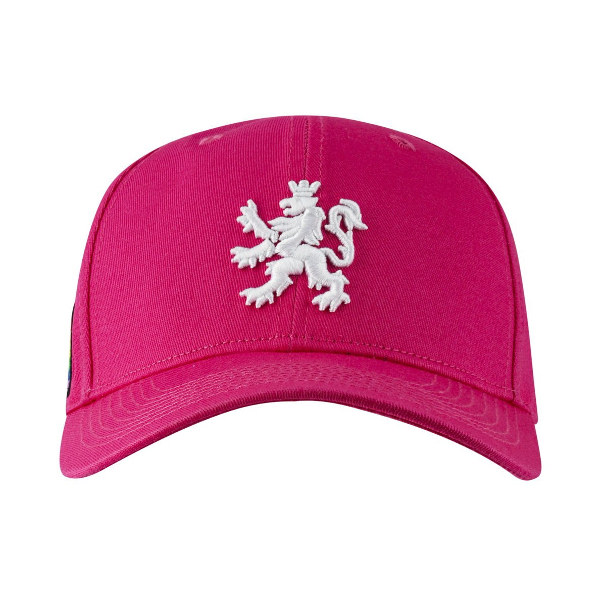 Casquette de baseball O.Leo - Rose - Lion blanc - Drapeau de la fierté - Unisexe