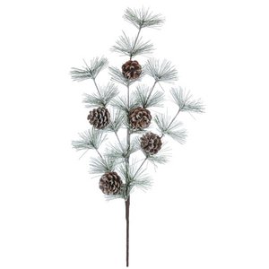 Pine branch with pine cones 90cm