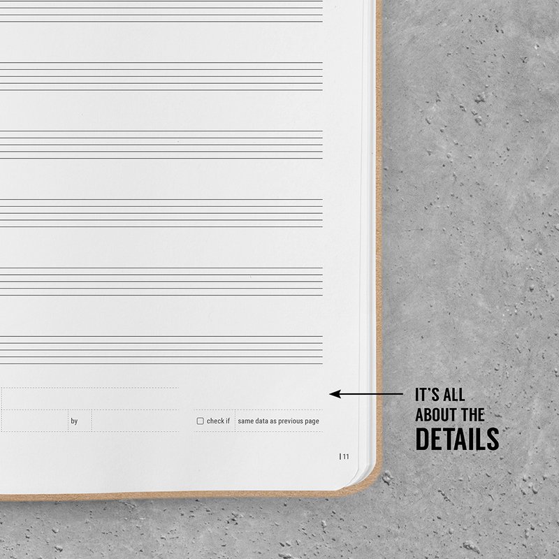 Notationspapir Notesbog