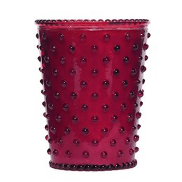 Simpatico Hobnail glaslys 16 oz - %2332 Tranebær