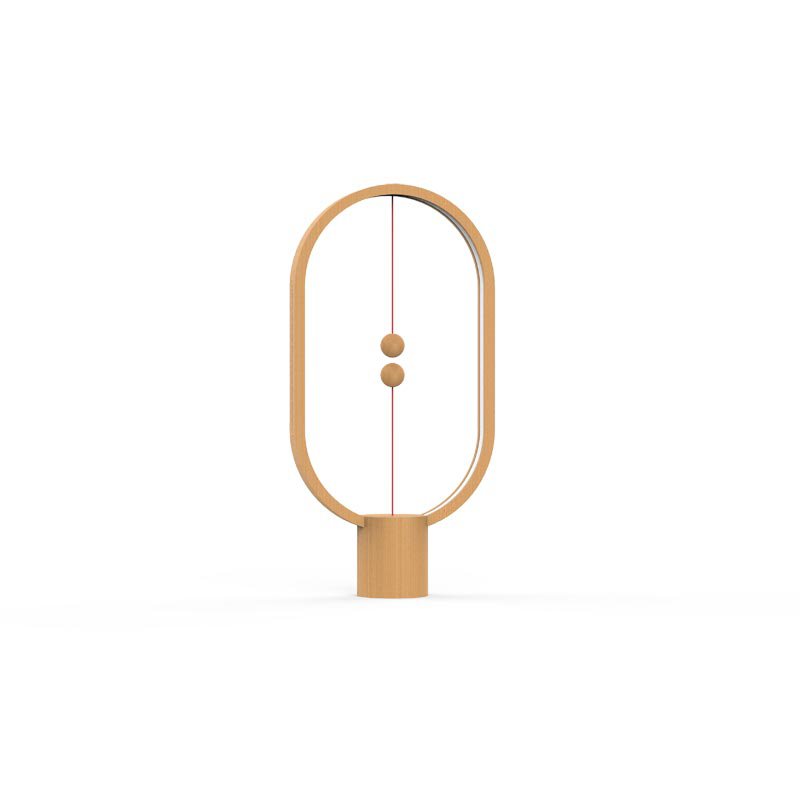 HENG Balancelampe Ellipse Lys Træ