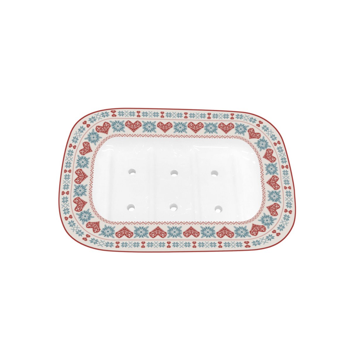 Porta sapone in porcellana Hygge Holidays Isabelle Rose