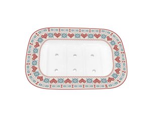 Porcelain soap holder Hygge Holidays Isabelle Rose