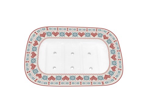 Porseleinen zeephouder Hygge Holidays Isabelle Rose