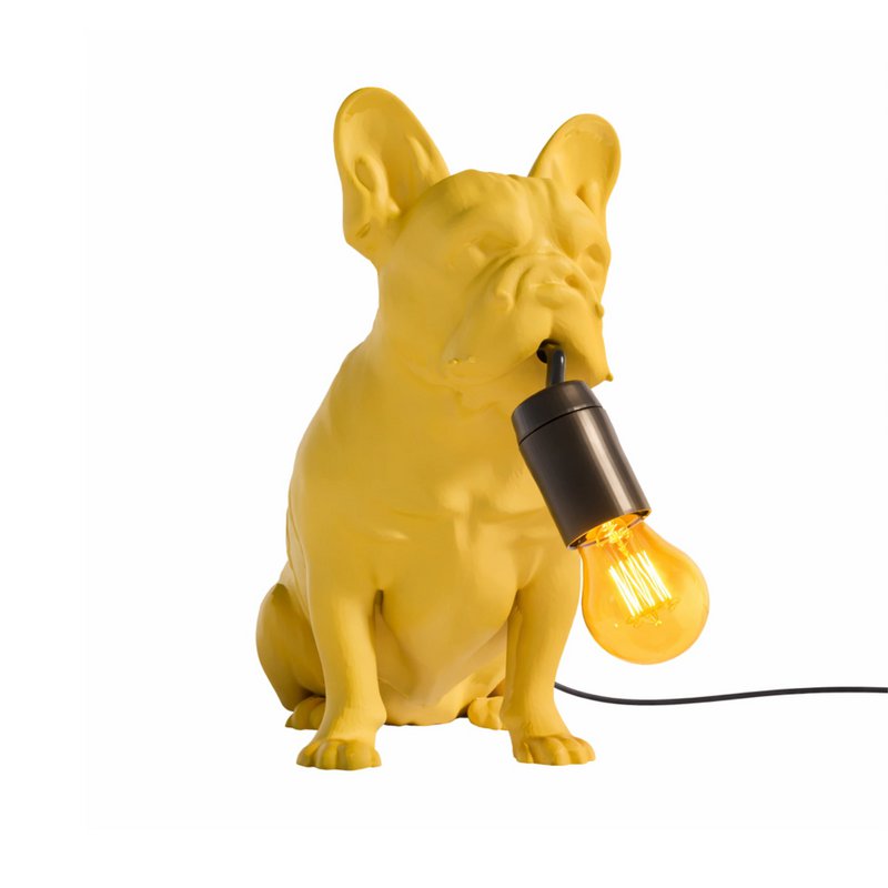 Fransk Bull Dog Table Lamp