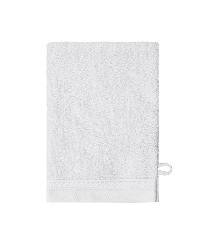 Økologisk 100% bomuld Vaskeklud 16x21 cm, Hvid