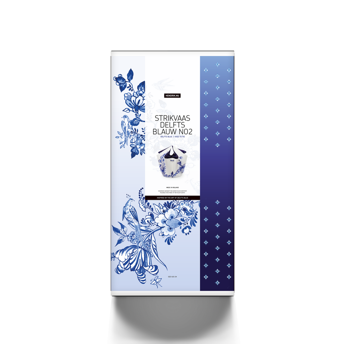 Hendrik 'Klappvase / Bogenvase' Delft Blue NO2 '