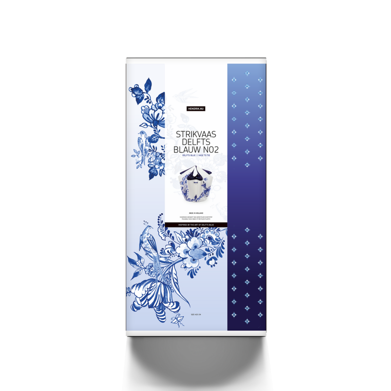 Hendrik' Foldevase / Sløjfevase 'Delft Blue NO2'