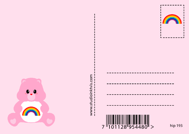 Care bear care bear sending love and rainbows