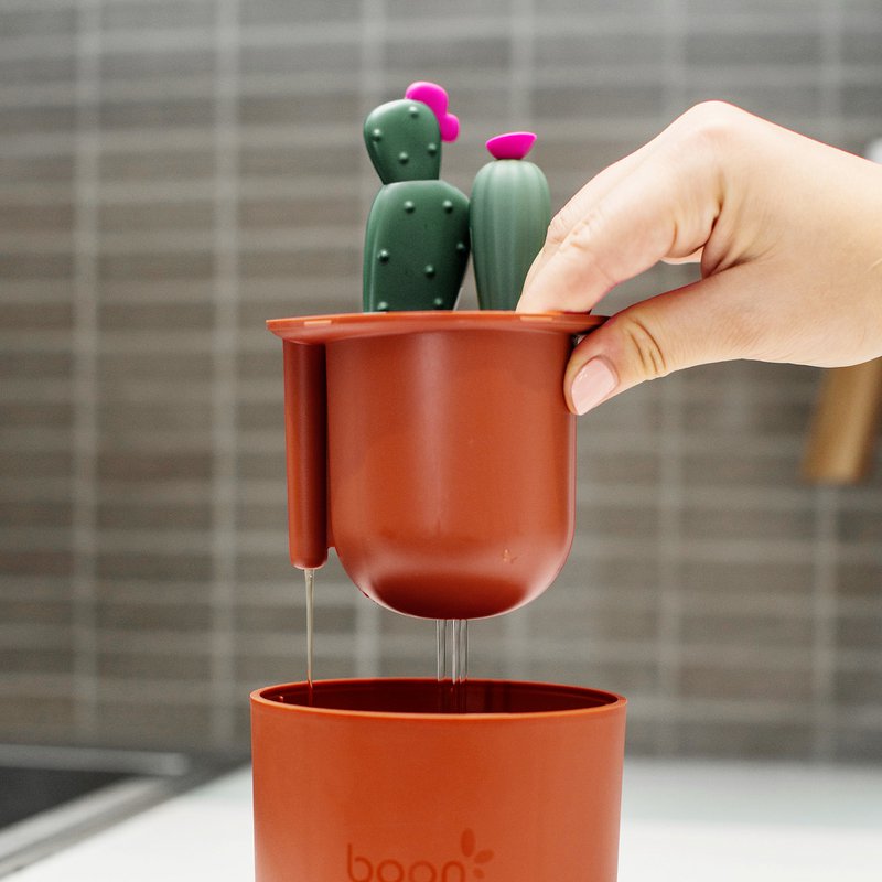 ENSEMBLE DE PINCEAU À BOUTEILLE CACTI BROWN