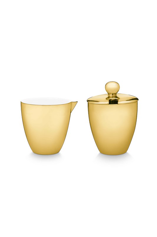Set/2 Tea Set Gold