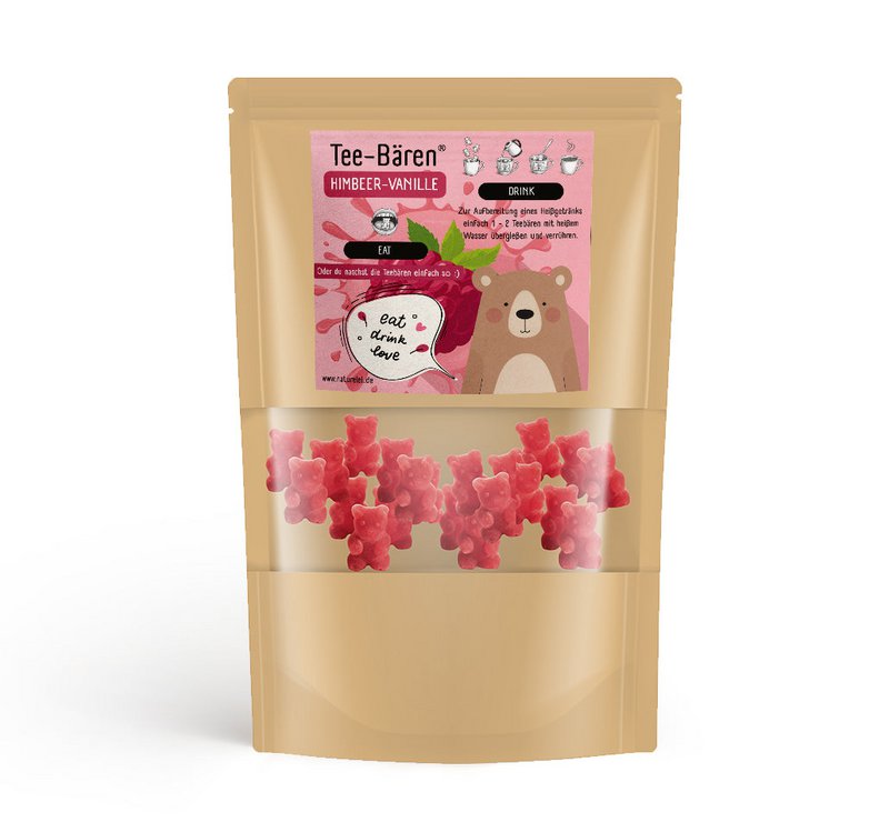 Tee-Bären® Himbeer-Vanille