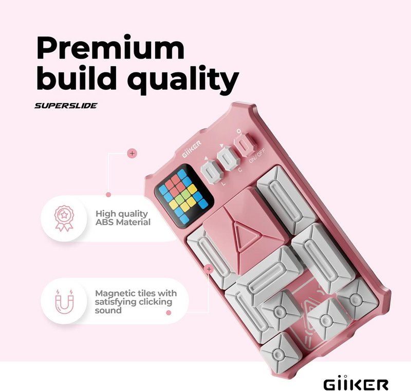GiiKER Super Slide Puzzle Game, ROSA