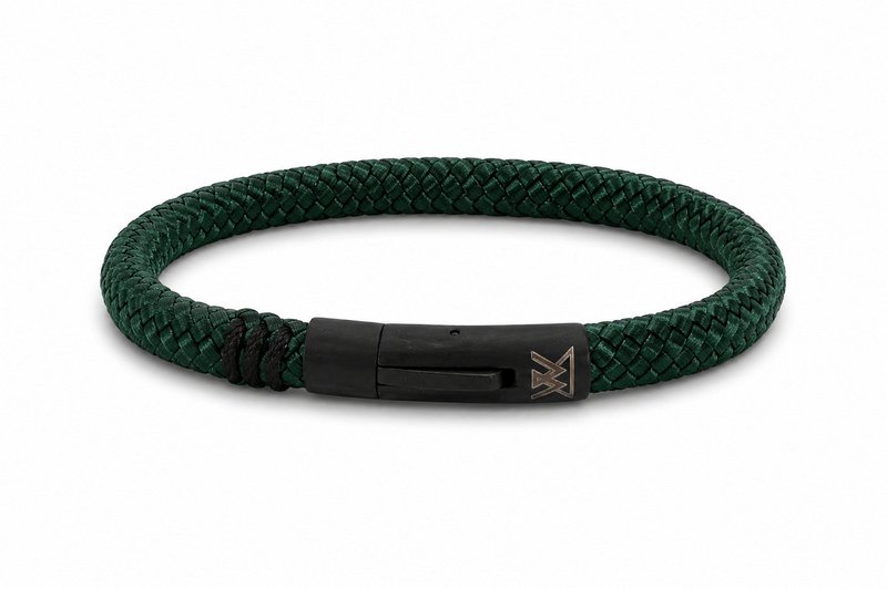 Seilarmband 6mm - Ruyter-Kollektion | Ausgabe schwarz