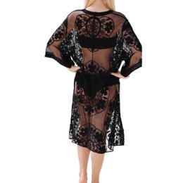 Kimono en dentelle "Sicile"