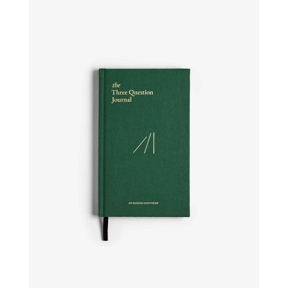 The Three Question Journal Green - Daily Guided Wellbeing