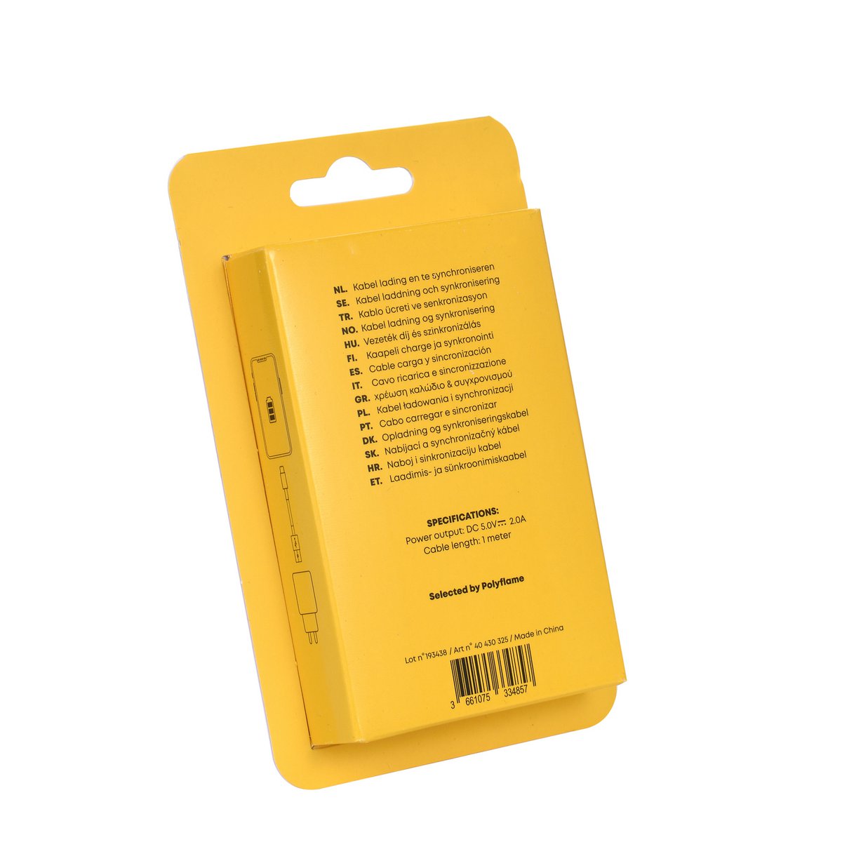 Cavo di ricarica Rainbow Type-C/USB da 1 metro