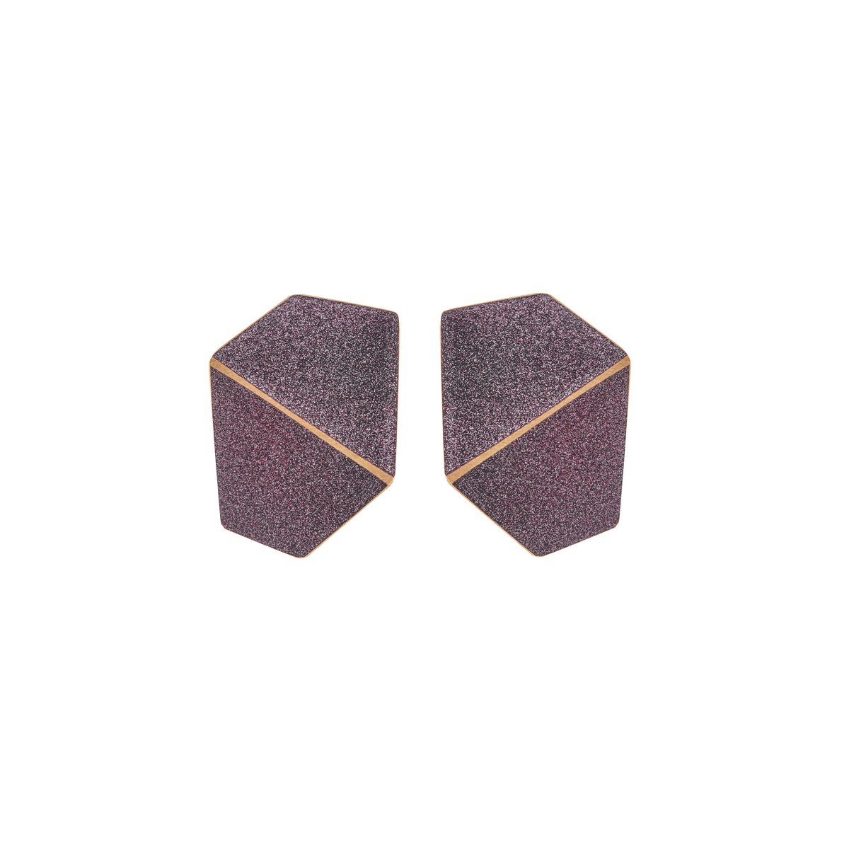 Pendientes Doblados Anchos BRILLANTES