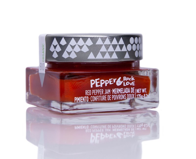 Confiture de poivrons gourmands bio à 85% de fruits, 305g