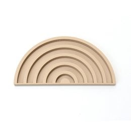 Colorful rainbow-shaped PLA filling mold for sensory toys. Made of durable, non-toxic PLA material. Ideal for creating unique, textured sensory objects.