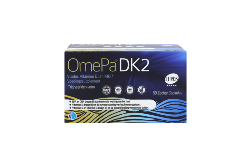Oméga DK2 | Supplément Oméga-3 & Vitamine D3 + K2