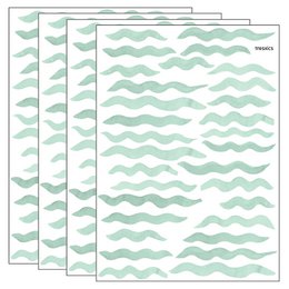 Watercolor waves wall sticker