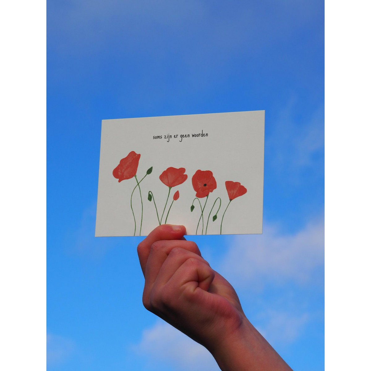 Carte postale - parfois il n'y a pas de mots