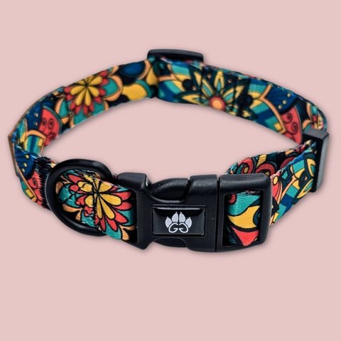 Mandala dog necklace