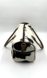 Håndlavet rejsetaske i læder og naturlig pels – Artisan 42 cm “Heritage” Duffle & Unique Unisex Weekender