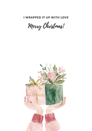 Duurzame kerstkaart - Christmas  love