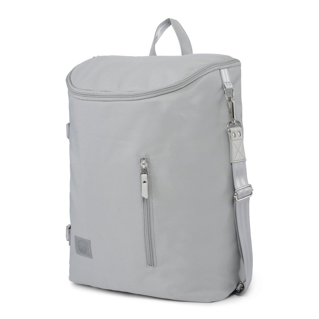 Gray ♻️ Recycled Polyester Diaper Bag