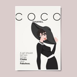 Coco Chanel - Wall Art (A4)