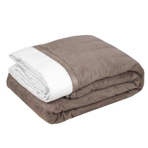 MONTANA quilted bedspread - Taupe