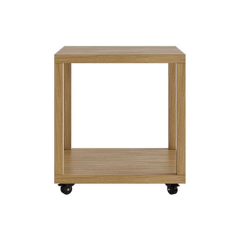 Mesa de rincón con ruedas nórdica pequeña Osaka