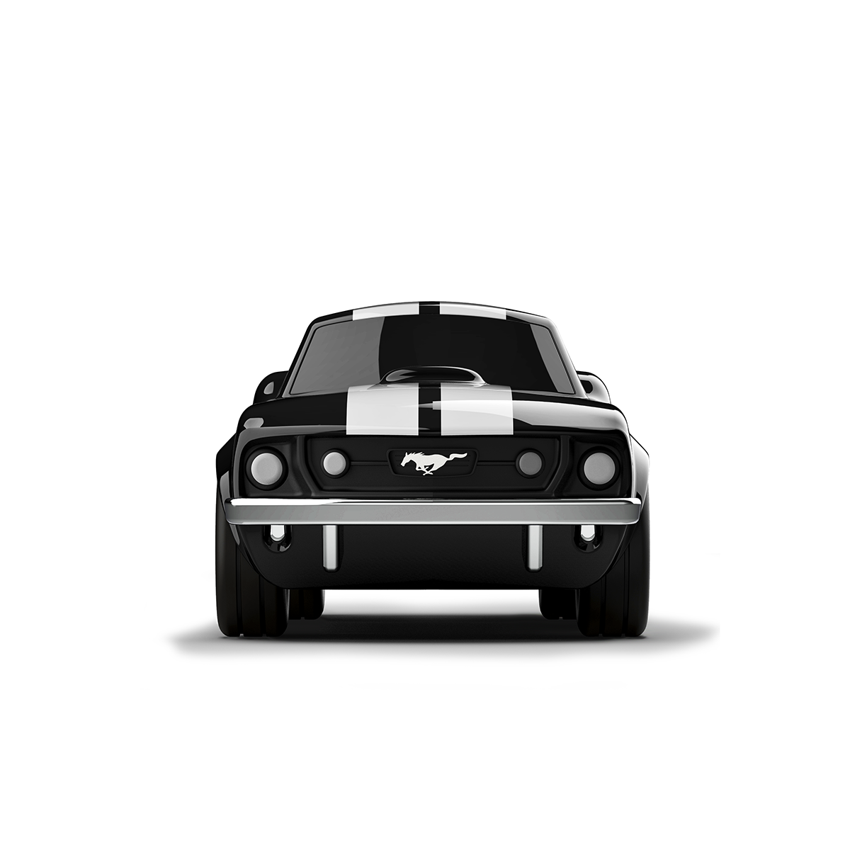 Kleine raceauto Ford Mustang Black