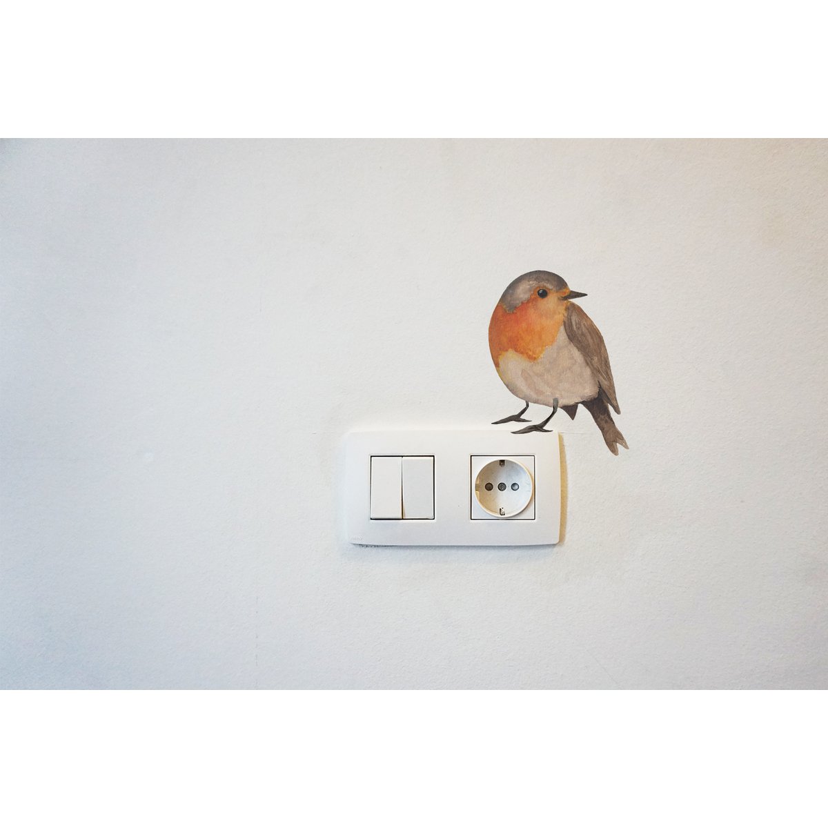 Wall sticker robin